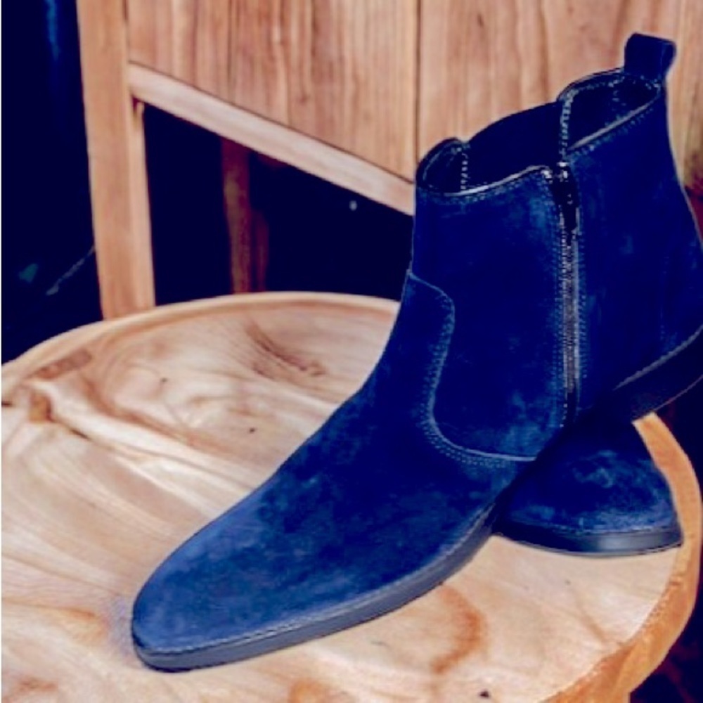 Bar Lll, Blue Suede, Dress Shoes.